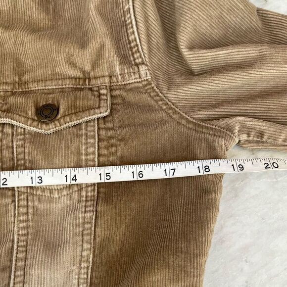 So… corduroy tan full zip jacket size M - Picture 7 of 8